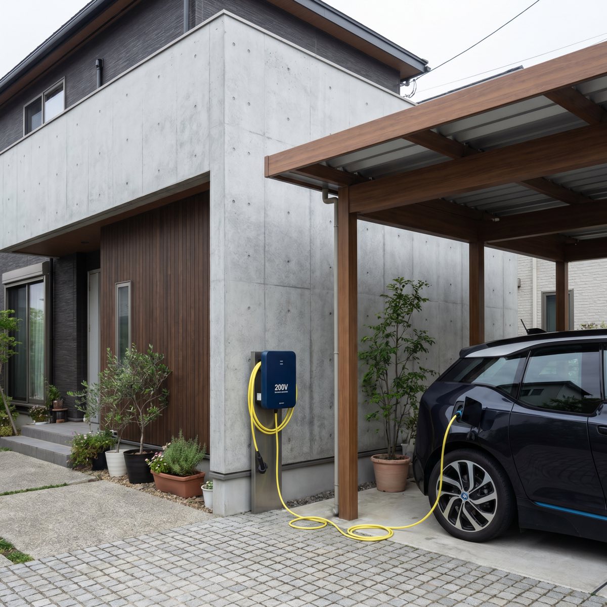 EV充電設備の設置