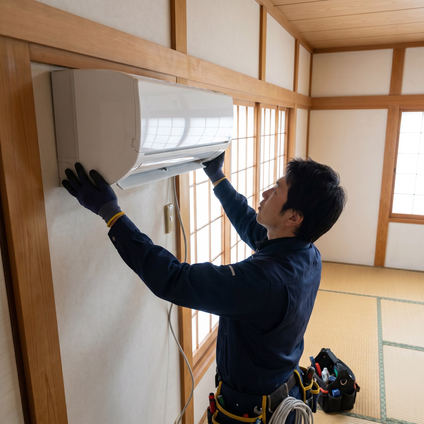エアコン取付・配線